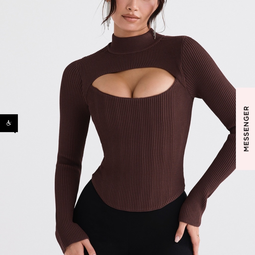 Georgina cocoa knitted corset
Originally $149